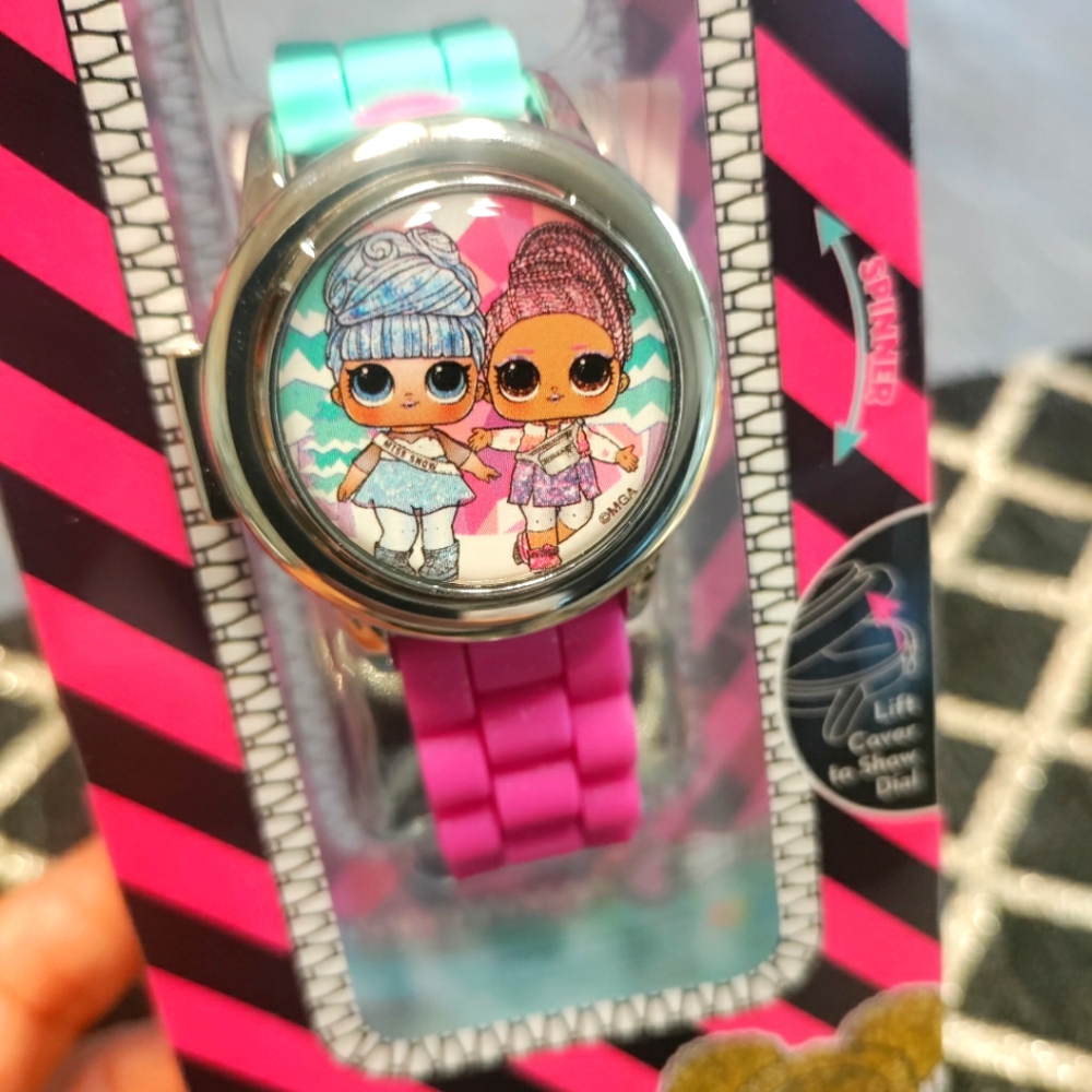 LOL Spinner LCD Watch